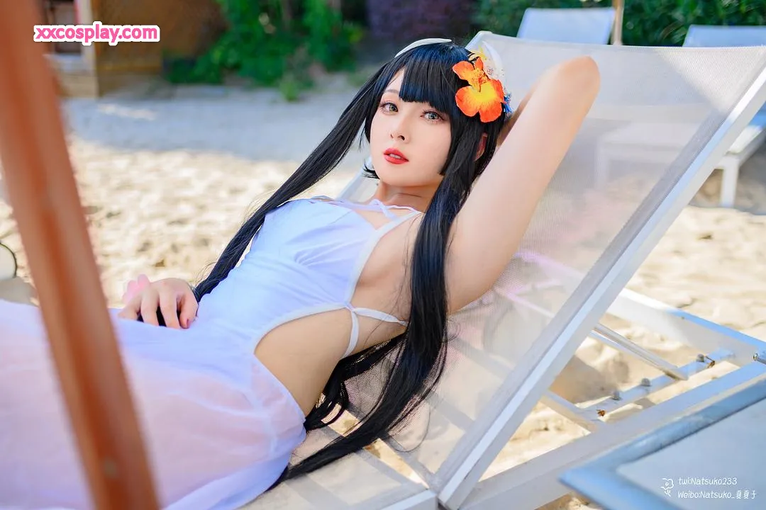 Natsuko夏夏子 as Hiei Swimsuit (Azur Lane)